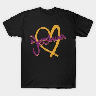 I Love Yeshua Vintage 80's & 90' Purple and Yellow T-Shirt